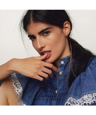 Gold Beaded Hair Chain 2Pcs Set with Bobby Pin - Multistrand Extension Hair Accessories for Women/Girls - Buy Online on GoSupps.com