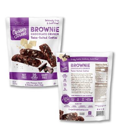 Cooper Street All Natural Nut & Dairy Free Brownie Chocolate Crunch Biscotti Style Cookie 5oz (Pack of 1) - Buy Online on GoSupps.com
