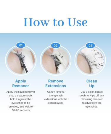 BL Lashes Aqua GBL-Free Liquid Lash Remover | Fast 60 Sec Adhesive Remover for Eyelash Extensions | Low Irritation | Professional Quality from South Korea (15g - Buy Online on GoSupps.com