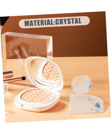 EXCEART Handy Eyeshadow Press Tool Stamp Kit Accurate TimeSaving Eyeshadow Pressing Stamper For Blusher Makeup Pressing Tool Crystal Material Universal Press Mold - Buy Online on GoSupps.com