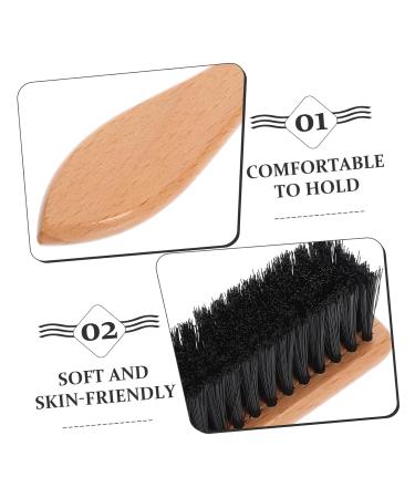 Minkissy Beard Brush - Beech Wood Handle & Wild Boar Bristle | Premium Mustache & Beard Comb for Men | Essential Grooming Tool - Buy Online on GoSupps.com