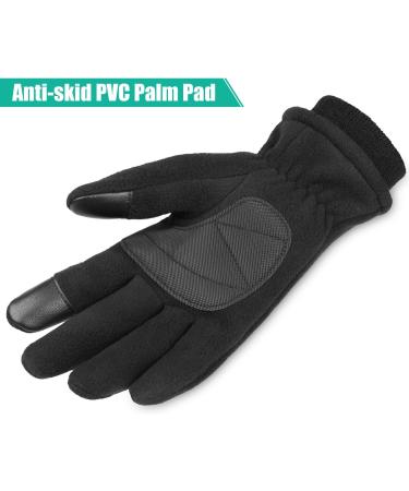 OZERO Women's Winter Gloves - Anti-Slip Touchscreen Windproof Thermal Gloves for Cold Weather Activities - Black, X-Small - Buy Online on GoSupps.com