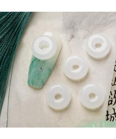 FEIlei Peace Buckle Nail Charms Glass Nail Rhinestones Flat Back Nail Gems Nail Decor - Buy Online on GoSupps.com