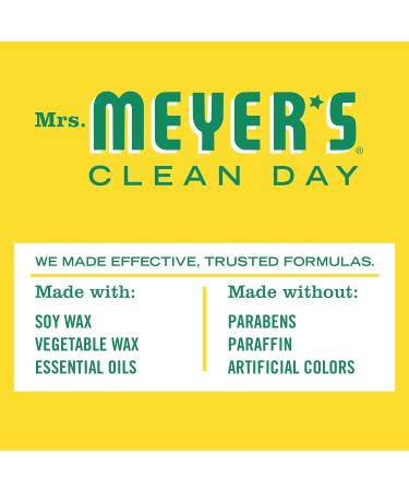 Mrs. Meyer's Clean Day Scented Soy Aromatherapy Candle 25 Hour Burn Time Made with Soy Wax and Essential Oils Honeysuckle Scent 140 gram Candle Jar - Buy Online on GoSupps.com