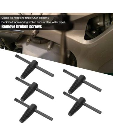 5 Pcs Broken Water Pipe Extractor Steel Highcarbon Flute Set Remover Tap for Garden Water Pipe Air Powered Drain Clearing Tools - Buy Online on GoSupps.com