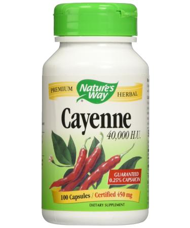 Cayenne Pepper Nature's Way 100 Caps 100 Count (Pack of 1)