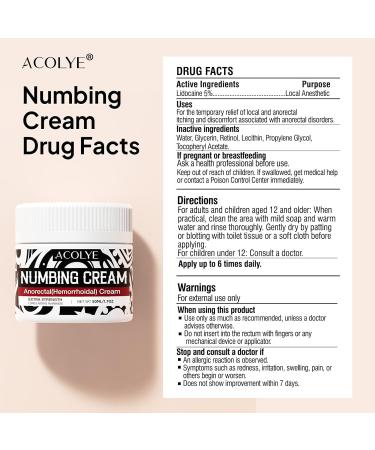 Numbing Cream Extra Strength: 5% Lidocaine Local Anesthetic- Long Lasting Extra Relief with Menthol Arnica and Emu Oi 1.7 Fl Oz - Buy Online on GoSupps.com