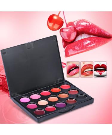 15 Colors Lip Gloss Palette - Professional Makeup Set & Personal Use | Camouflage Lipstick Case - Buy Online on GoSupps.com