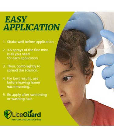 LiceGuard Lice Spray - Preventative Treatment for Lice Eggs and Nits - 1oz Concentrated Bottle - Buy Online on GoSupps.com
