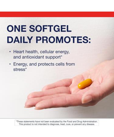 Metagenics CoQ10 ST-200 Supplement - High Absorption 200 mg Ubiquinone - Supports Heart Energy & Antioxidant Health* - Non-GMO Gluten-Free Soy-Free - GMP Certified Facility - 60 Softgels - Buy Online on GoSupps.com