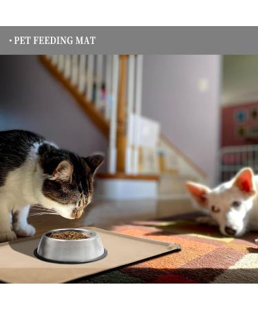 Shop Reopet Silicone Pet Feed Mats - Waterproof Dog & Cat Space Mats with Elevated Edges - 71 x 45 cm (1 Pack) - International Shipping Available - Buy Online on GoSupps.com