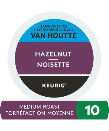 Van Houtte Brew Over Ice Hazelnut K-Cup Coffee Pods 10 Count For Keurig Coffee Makers Hazelnut 10 count (Pack of 1) - Buy Online on GoSupps.com
