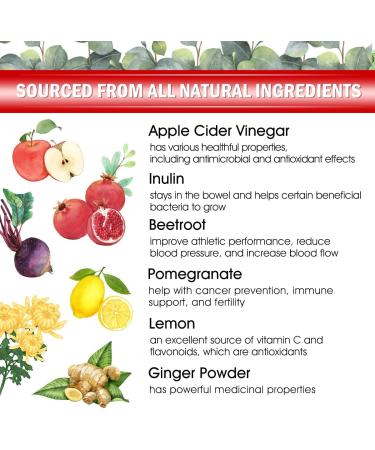Vegepower Apple Cider Vinegar Gummies 1000mg - 90 Days Supply for Weight Control & Immune Support with Beet Root, Lemon & Pomegranate - High Potency Formula for Boosting Metabolism - Buy Online on GoSupps.com