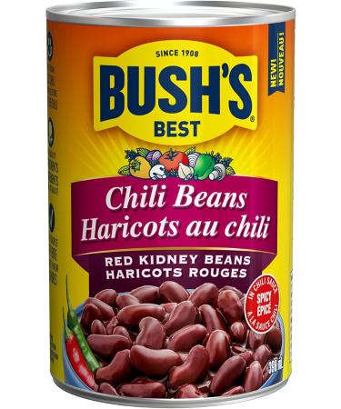 Bush's Best Dark Red Kidney Beans in Spicy Chili Sauce - Buy Online on GoSupps.com