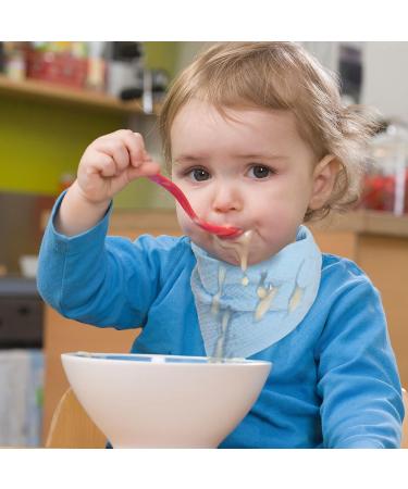 WD&CD 4-Piece Triangle Baby Dribble Bibs | Adjustable Button, Soft & Absorbent | Boys Girls - Buy Online on GoSupps.com