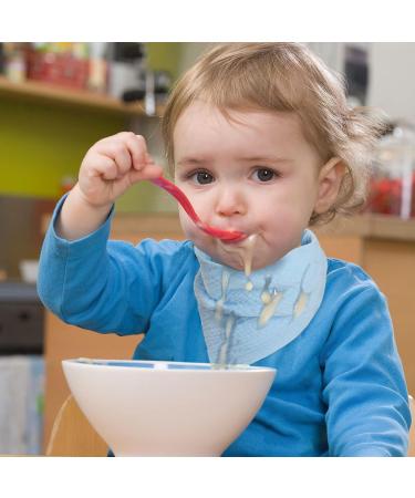 WD & CD 8-Piece Baby Triangle Bib Set | Soft Absorbent Muslin Bibs for Toddlers & Newborns | Adjustable for Boys & Girls - Blue - Buy Online on GoSupps.com