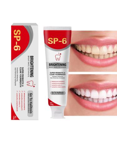 Stain Removing Toothpaste 120g Natural Tooth Cleaning Toothpaste Odor Removal Powerful Stain Remover Polishing Action Helps Prevent Future Stains Enamel Safe for