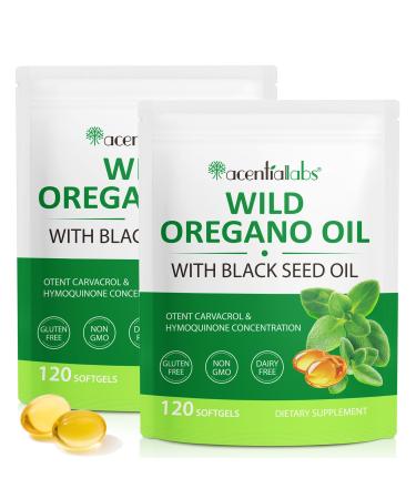 Oil of Oregano with Black Seed Oil 2 in 1 Formulated with Black Seed Oil (240)