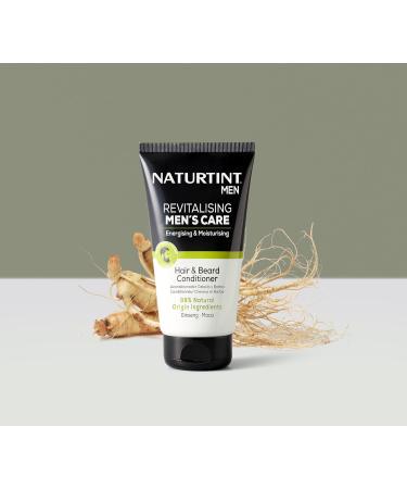 Phergal Laboratorios Naturtint Revitalizing Mens Care Conditioner for hair and beard nourishes hydrated and revitalized soft and light texture 98 natural ingredients with ginseng and maca 150 ml - Buy Online on GoSupps.com