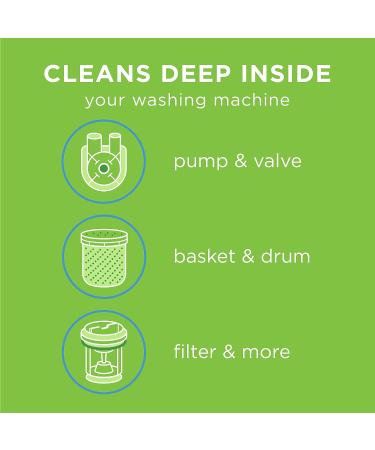 Affresh Washing Machine Cleaner - 6 Tablets, 6 Count - Front Load & Top Load Washers Including HE - Pack of 1 - Buy Online on GoSupps.com