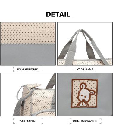 Buy Miss Lulu 5-Set Baby Diaper Bag - Light Green - Stylish & Functional Mother Handbag with Shoulder Bag & Bottle Holder - Buy Online on GoSupps.com