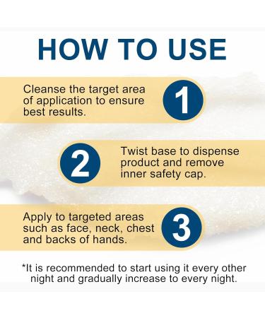 Advanced Retinol Firming Serum Stick with Antioxidants to Nourishing Visibly Tighten and Firm Skin Reduces Wrinkles & Fine Lines Firming Stick for Face and Neck 1.0 oz - Buy Online on GoSupps.com