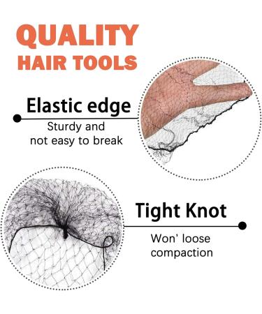 Bun Nets for Ballet - 20Pcs Brown Hair Nets & Bobby Pins Set for Girls and Women - Elastic Edge Mesh Bun Net Holder - Dance and Nurse Wig Fixing - Coffee Brown - Buy Online on GoSupps.com
