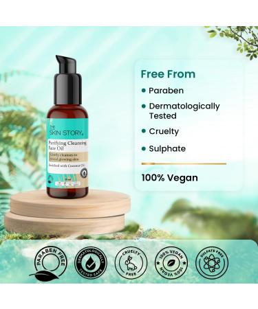 Purifying Cleansing Oil Makeup Remover - Macadamia Jojoba & Coconut Oils | Nourishing Paraben-Free 50ml - International Shipping - Buy Online on GoSupps.com