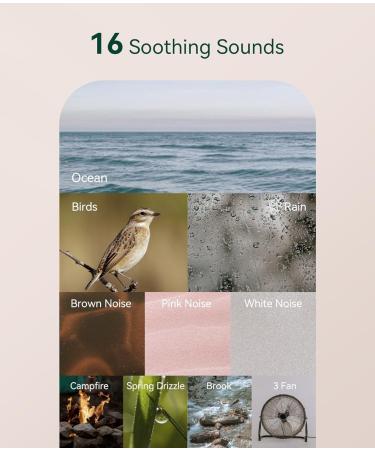 Restnature Travel White Noise Machine - Portable 16 Soothing Sounds, Louder Speaker, Rechargeable Mini Sound Machine for Adults Sleeping - Ideal for Home, Office, and Outdoor Use - Buy Online on GoSupps.com
