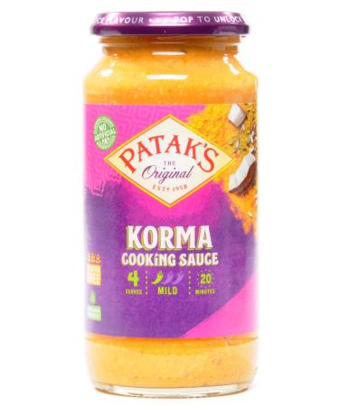 Patak's Pataks Curry Sauzen Korma 6 x 450g