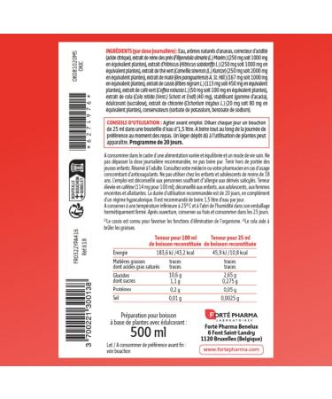 Fort Pharma - XtraSlim 700 Max Burner | Food Supplement Drink Fat Burner | Bottle 500ml 20 days - Buy Online on GoSupps.com