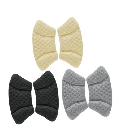 FRCOLOR 3 Pairs Follow up Shoe Heel Pad Foot Supplies Heel Liners Foot Pads Replaceable Heel Stickers Heel Cushion Inserts for Women Shoes Heel Grips Comfortable Heel Cushions Shoe Inserts