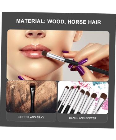 FOMIYES 28 Pcs Eye Makeup Eyeshadow Wood Portable Eyeliner Brush Eye Shadow Brush - Buy Online on GoSupps.com