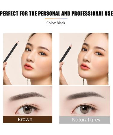 GALPADA 12pi ces Crayons Eyeliner Noirs Pinceaux Cosm tiques pour Maquillage Yeux Femmes Pratiques Outil Beaut  - Buy Online on GoSupps.com