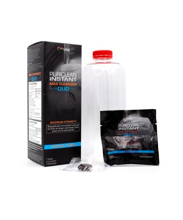 Puriclean Instant Duo-max Cleanser 20x Stronger and Faster Than pre-Mixed Quick Flush Cleansing Liquids. Double Active Ingredients-Extreme Toxin Exposure