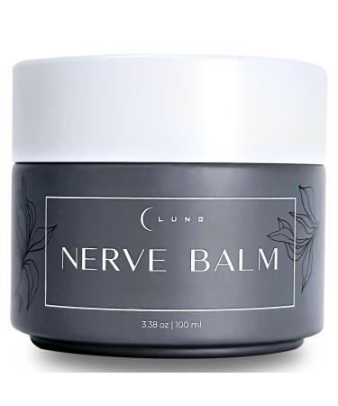 Lune Nerve Balm Neuropathy Cream for Burning, Tingling & Numbness in Feet & Hands | Natural Nerve Pain Relief Cream with Arnica, Vitamin B6 & Magnesium | 3.4 oz