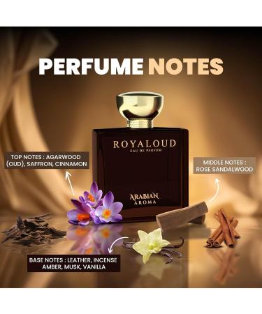 Ara'bian Royal Oud Eau De Parfum For Men | Mature Bold Elegant Long-Lasting Fragrance | Eau De Perfume | Long Lasting Perfumes for Men | 100ml (3.38 Fl Oz) - Buy Online on GoSupps.com