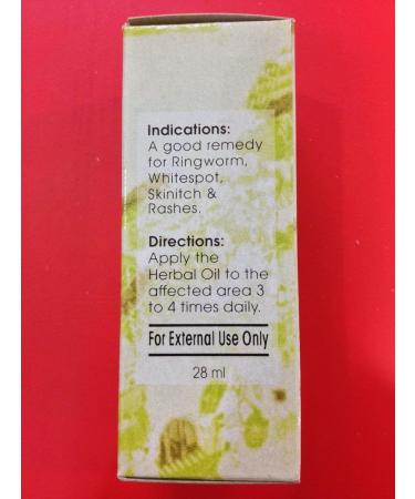 Qian Jin Brand Qing Cao Skin Herbal Oil 28ml - Ringworm & White Spot Remedy - Buy Online on GoSupps.com