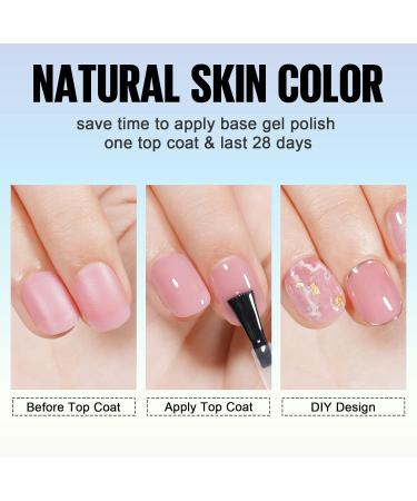 TOMICCA Extra Short Oval Nail Tips 180PCS Pink Soft Gel Nails - 3 in 1 Base Coat Coverage - Matte Full Coverage Nail Tips for Nail Art Extensions - Buy Online on GoSupps.com