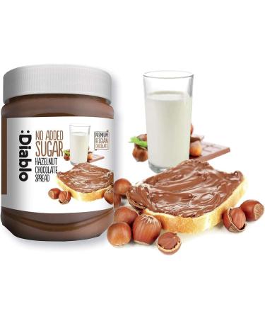 Diablo NO ADDED SUGAR Hazelnut Chocolate Spread 350g Pack of 1 - Buy Online on GoSupps.com