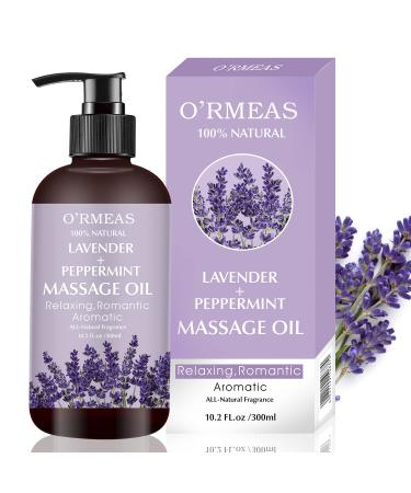 Massage Oil for Warming Relaxing Joint Pain Relief Sensual Body Oil 10.2 fl.oz