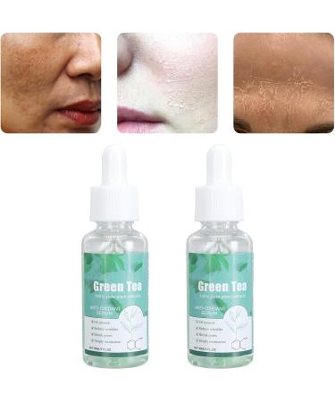 Fyearfly Green Tea Skin Care Serum Hydrating Facial Serum 2 Pack 30ml Green Tea Revitalizing Serum Brightening Firming Moisture Serum Antioxidant Facial Serum - Buy Online on GoSupps.com