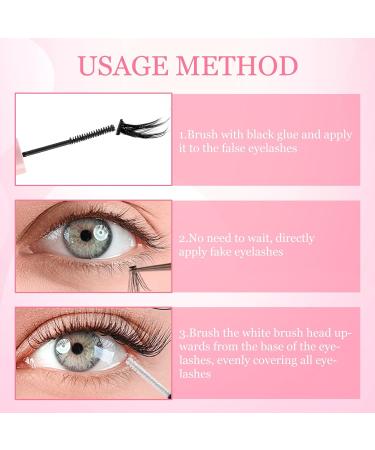 Lash Bond and Seal Cluster Eyelash Glue 2-in-1 - Waterproof & Latex-Free Adhesive for False Individual Cluster Lashes - Strong Hold & Sensitive Eyes Formula - Buy Online on GoSupps.com