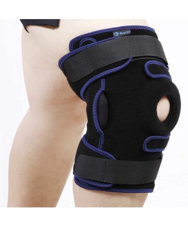 Nvorliy Plus Size Hinged Knee Brace Dual Strap Patellar Stabilization Design & High-Level Support For Arthritis  ACL  LCL  MCL  Meniscus Tear  TDislocation  Post-Surgery Recovery Fit Men & Women XX-Large