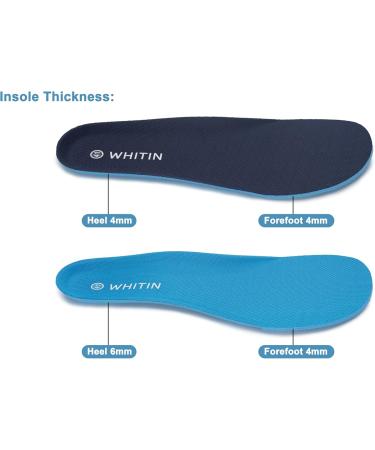 Replacement Insoles for WHITIN Barefoot Shoes - Size 44 Blue (2 Pairs/Set) | International Shipping Available - Buy Online on GoSupps.com