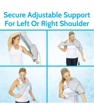 Arctic Flex Cold Shoulder Brace - Rotator Cuff Support & Ice Pack for Pain Relief - Buy Online on GoSupps.com
