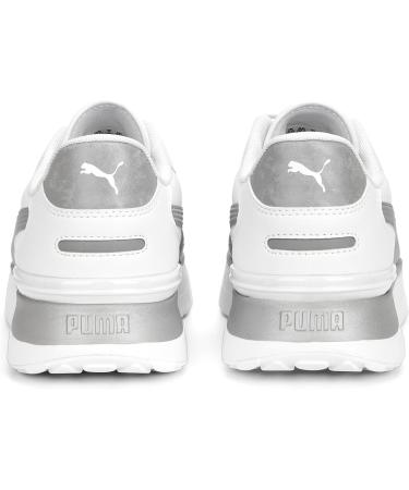 PUMA Women's R78 Voyage Space Metallics Sneakers - White - Size 40 EU | International Shipping Available - Buy Online on GoSupps.com