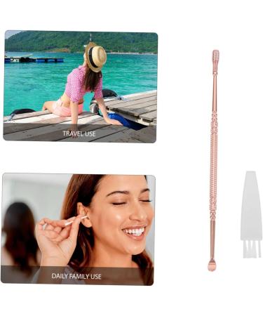 GLEAVI Spiral Ear Cleaning Tool Set - Rose Gold Ear Wax Remover with Tweezers - Buy Online on GoSupps.com