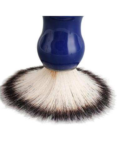 Handmade Shaving Brushes for Men - Blue Handle & Silver Ring | Beauty & Hairdressing Salon Essential - Buy Online on GoSupps.com