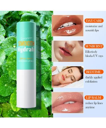 spf Lip Balm Stick Lip Repair Cream for Dry Cracked Lips Long Lasting Moisturising Lip Care Natural Lip Protection Lip Balm with SPF 15+ Nourishing Formula Locks in Moisture Gifts For Women Girls - Buy Online on GoSupps.com
